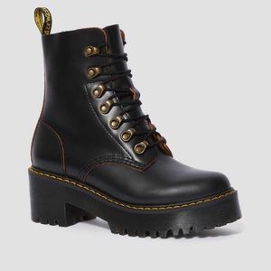 De Martens Leona Platform Leather Boots